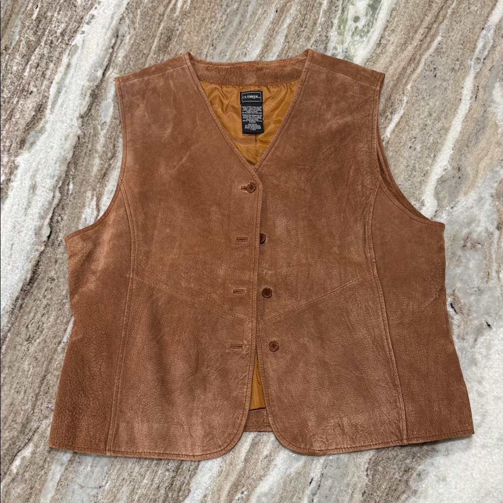 100% Women’s Leather Vest, XL